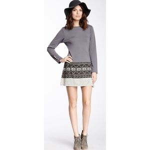 vfish - Long Sleeve Dress w Sweater Skirt - NWT -S